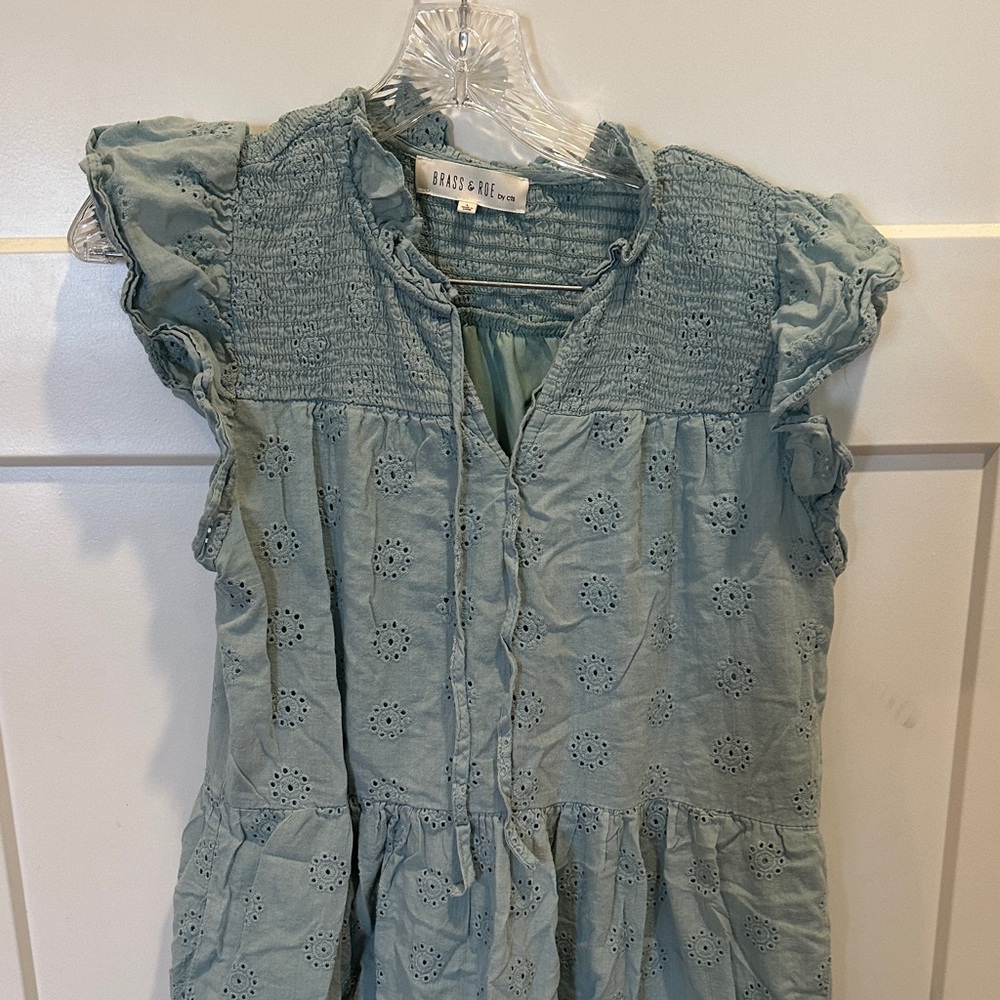 Cotton Eyelet Dress